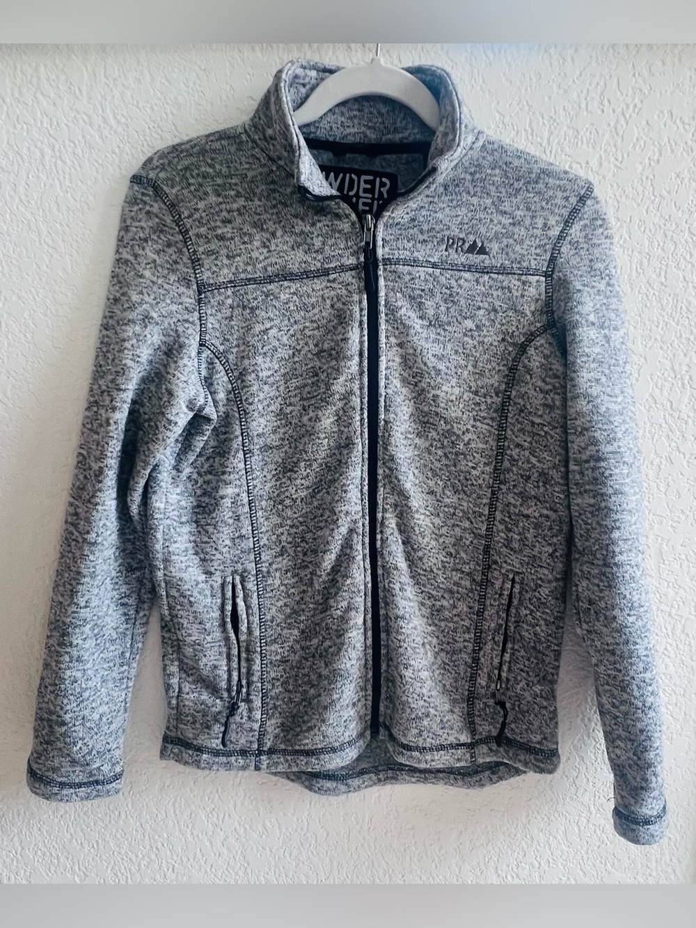Panhandle Kids Gray Heather Full-Zip Cozy Jacket Like New